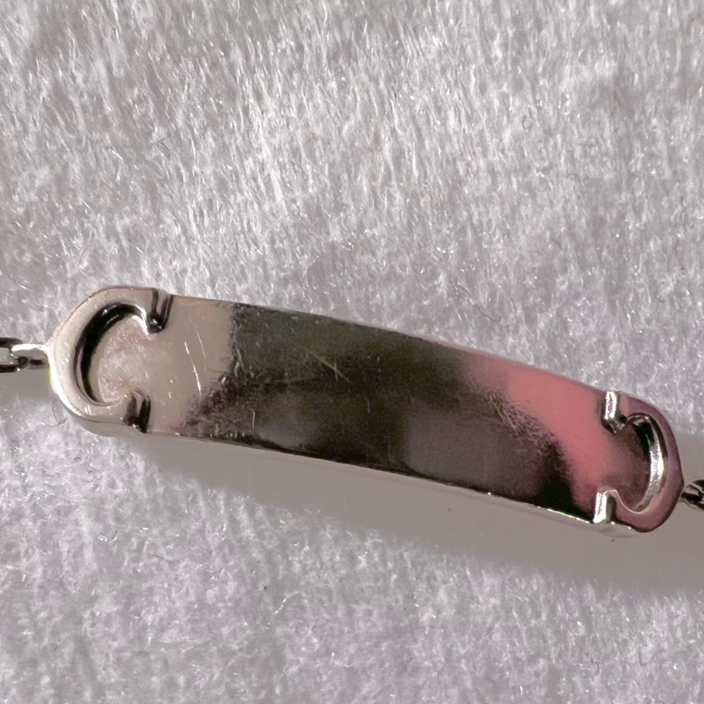 Cartier white 18k Gold identity Chain Bracelet - Picture 10 of 12